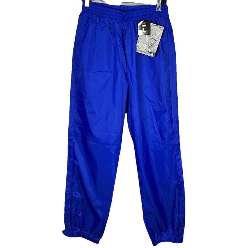 Tri-Mountain Jogger Track‎ Pants Men's Size Blue Activewear Windbreaker NWT